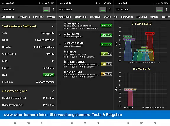 WLAN Signalstärke mit einer kostenlosen App messen