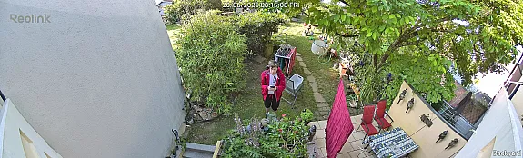 Reolink Floodlight Elite - Testaufnahmen bei Tag