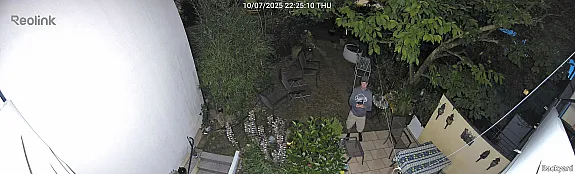 Reolink Floodlight Elite - Testaufnahmen - Nachtsicht mit Licht