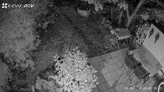 Ezviz CB8 Pro Testaufnahme - Nachts mit IR