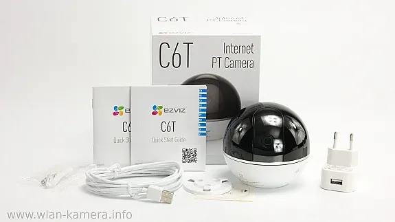 Lieferumfang der EZVIZ C6T