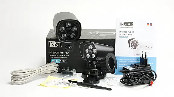 Lieferumfang der INSTAR IN-9008